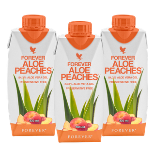 3 Aloe Peach Mini 330Ml